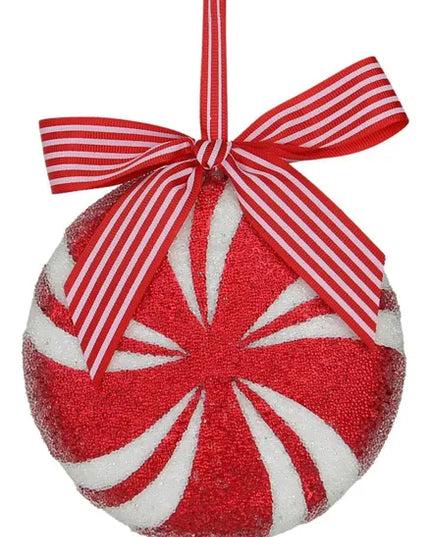 5.5" Peppermint Ornament