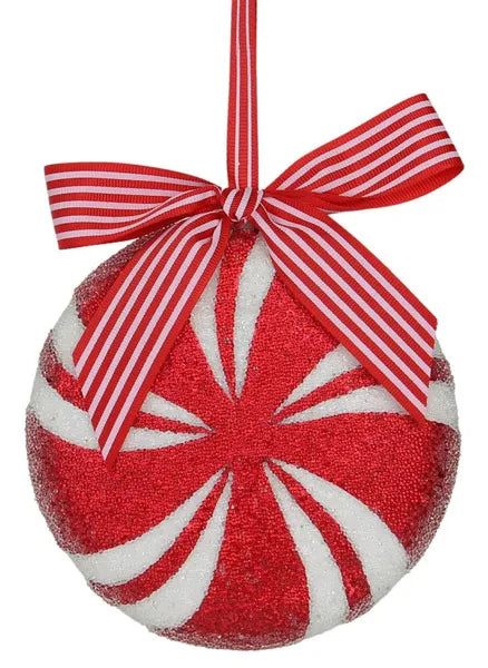5.5" Peppermint Ornament