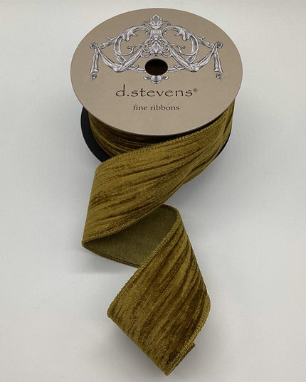 2.5" x 10yds velvet vintage chic satin back