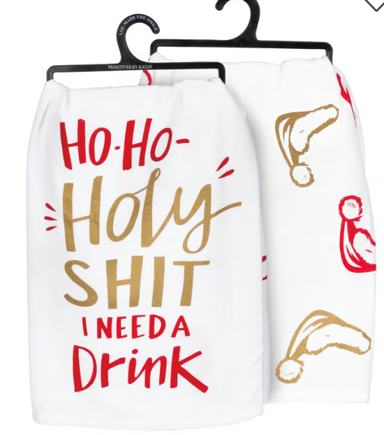 Kitchen Towel Ho Ho Holy