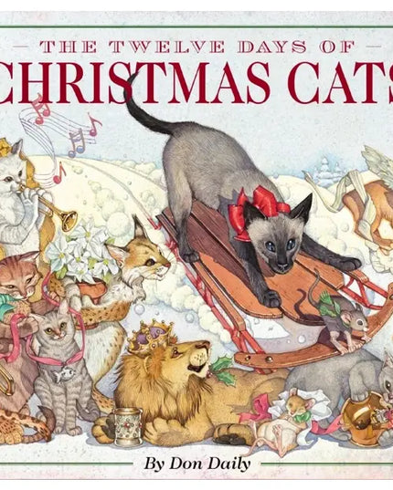 Twelve Days of Christmas Cats (Hardcover)
