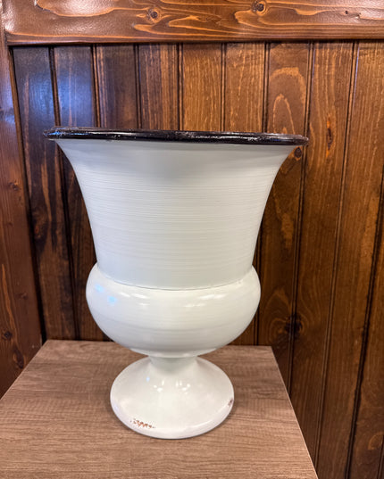 Enamel Estate Urn 14" x 11"