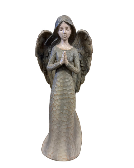 Angel Figurine Praying Hands 9.5"