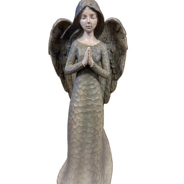 Angel Figurine Praying Hands 9.5"