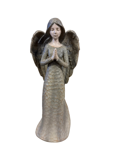 Angel Figurine Praying Hands 9.5"