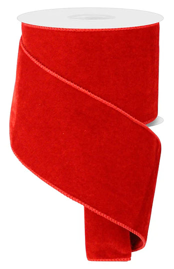 4" x 10yd Deluxe Velvet/Satin Backing (Assorted Colors)