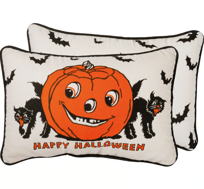 Happy Halloween Vintage Pillow image 0