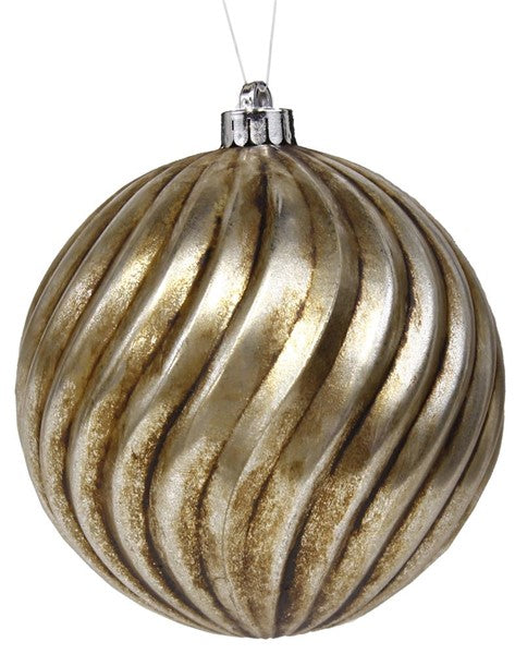 150Mm Antique Wash Swirl Ball image 0