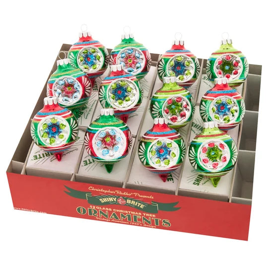 Holiday Spendor 12 count Decorated Reflector Rounds