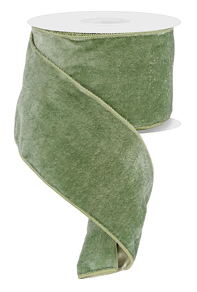 4" x 10yd Deluxe Velvet/Satin Backing (Assorted Colors)