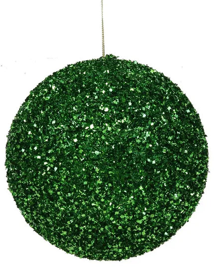 6" Glitter Ball Ornament
