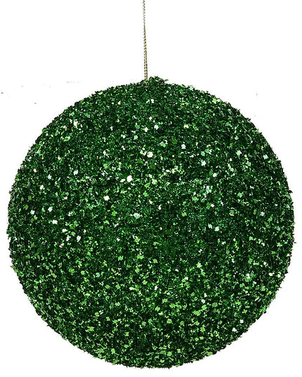 6" Glitter Ball Ornament