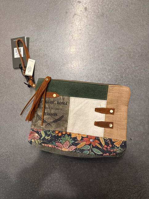 Boulangerie Floral Trim Pouch by Myra