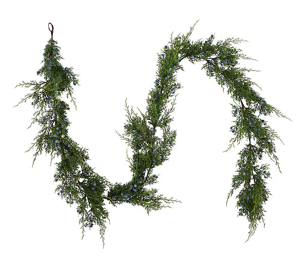 6'L Oregon Juniper/Berry Garland