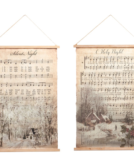 42.75" Music Sheets Hanging Tapestry