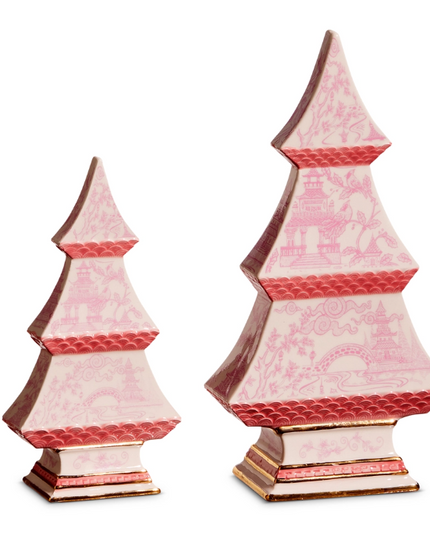 Pink Chinoiserie Trees