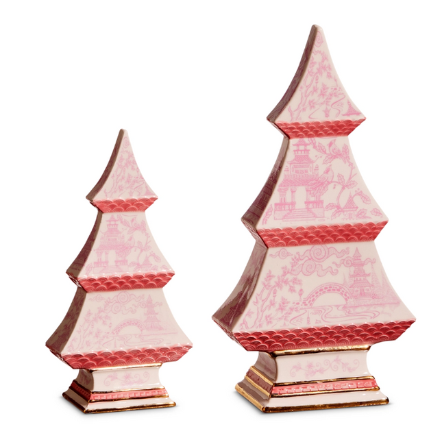 Pink Chinoiserie Trees