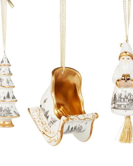 5.5" Toile Ornament (Assorted Styles)
