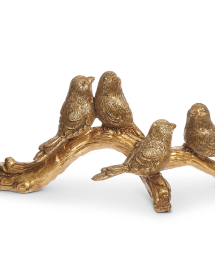 9.75" Birds on branch