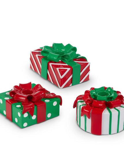 5" Present Candle Holder (Assorted Styles)