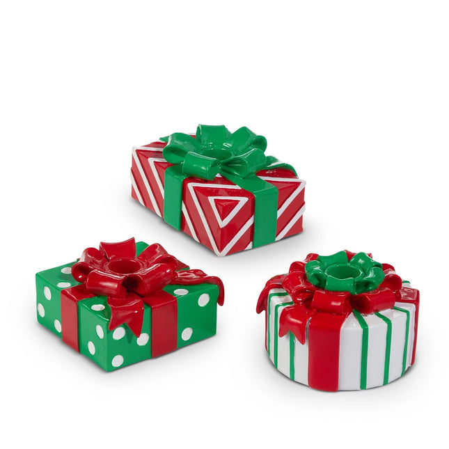 5" Present Candle Holder (Assorted Styles)