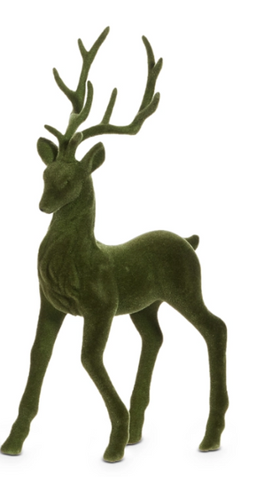 Olive Flocked Deer