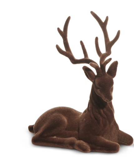Brown Flocked Deer