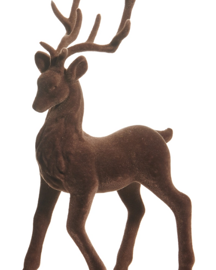 Brown Flocked Deer