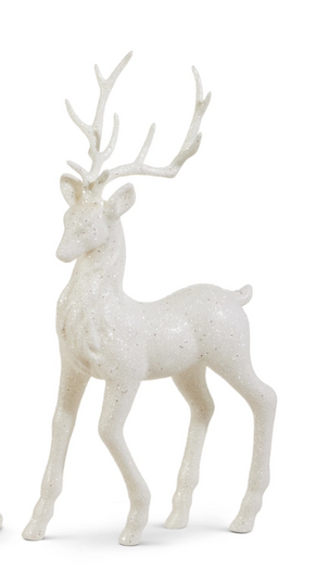 White Glitter Deer