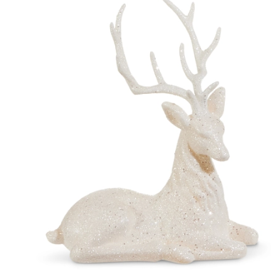 White Glitter Deer