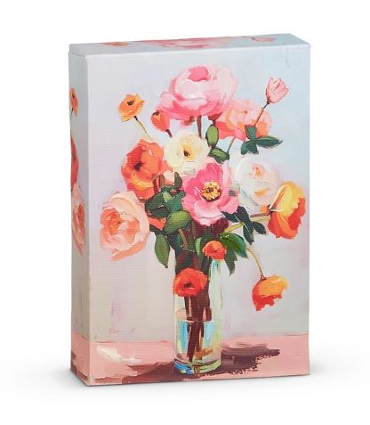 Orange Floral Wall Art