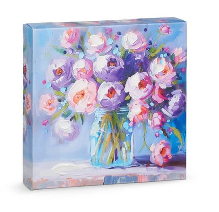 Purple Floral Wall Art