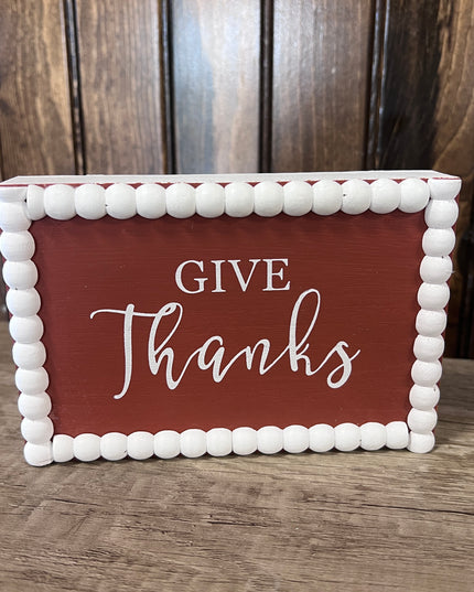 Give Thanks Sign image 0