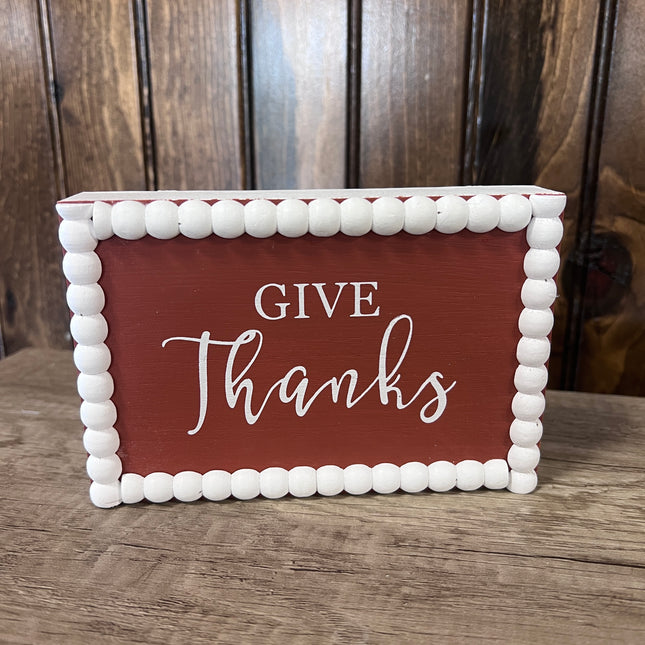 Give Thanks Sign image 0