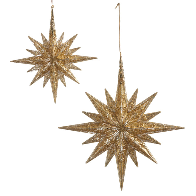 North Star Ornaments (Assorted Sizes)