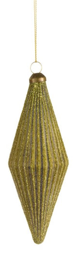 5.5" Ribbed Finial Ornament