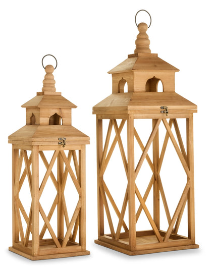 Wooden Carriage Lantern