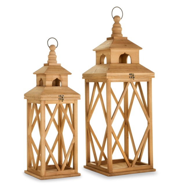 Wooden Carriage Lantern