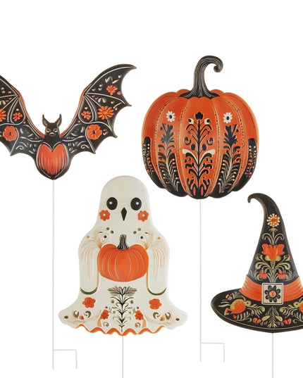 34" Floral Halloween Garden Stake (Assorted Styles)