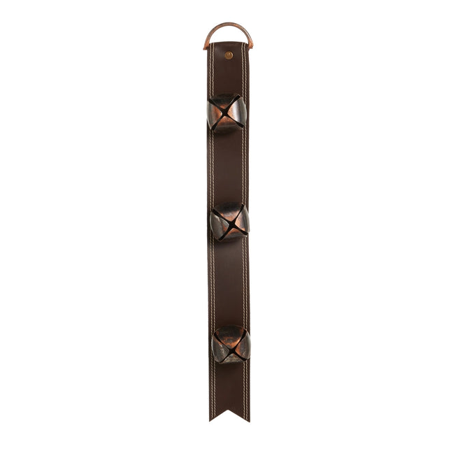 23" Brown Sleigh Bell Strap