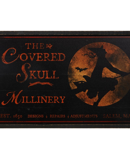 22" Covered Skull Wall Art