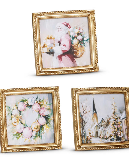 5.5" Twilight Tidings Mini Framed Wall Art (Assorted Styles)