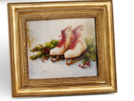 5.75" Vintage Holiday Gold Frame
