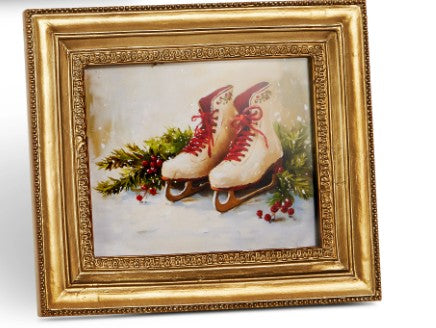 5.75" Vintage Holiday Gold Frame