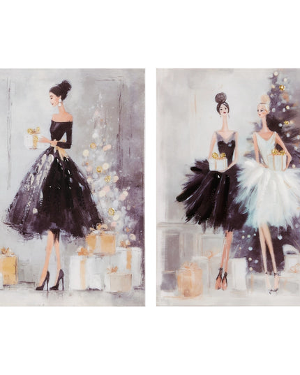 14.25" Moonlight Gala Wall Art (Assorted)