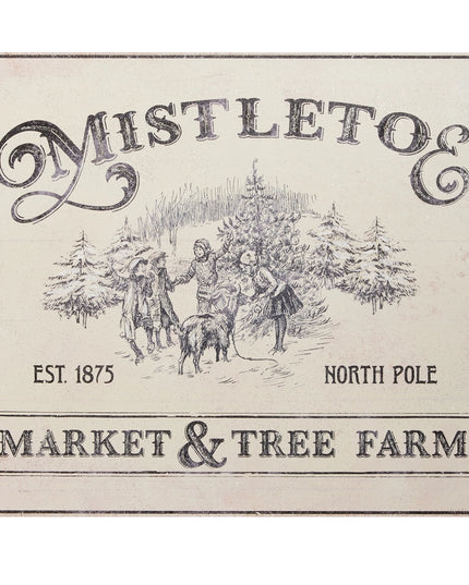 23.75" Mistletoe Market Wall Art