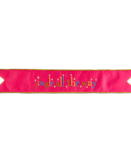 42" Jingle All The Way Wreath Banner
