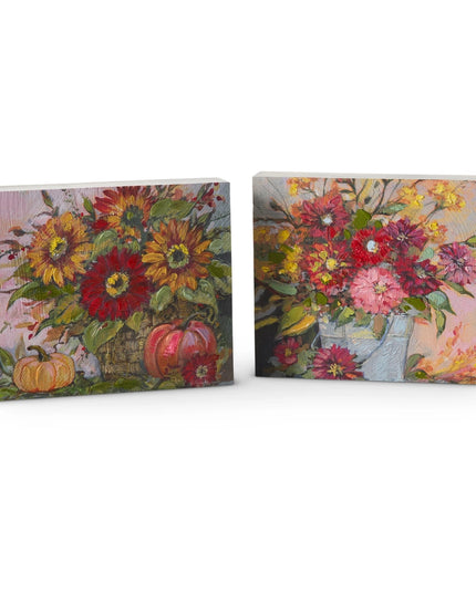 9.75" Autumn Bouquet Wall Art (Assorted Styles)