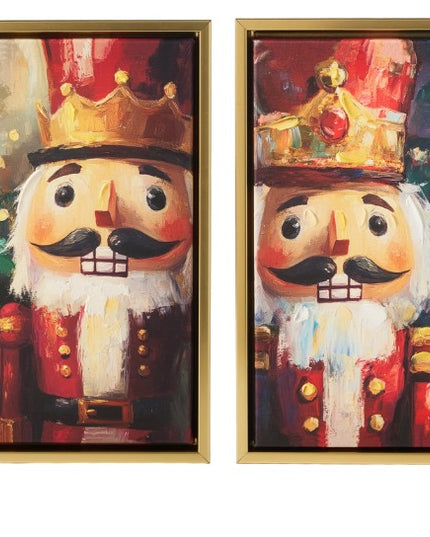 11.5" Holiday Nutcracker Wall Art