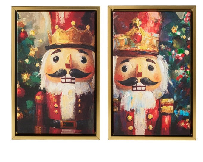 11.5" Holiday Nutcracker Wall Art